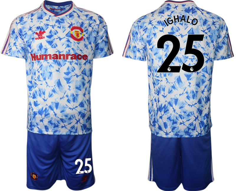 Men 2021 Manchester united adidas Human Race #25 soccer jerseys->manchester united jersey->Soccer Club Jersey
